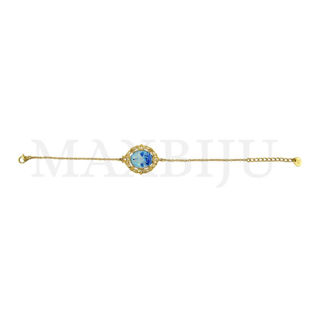 Portuguese Stainless Steel Bracelet – Our Lady, 20cm.