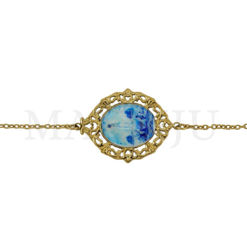 Portuguese Stainless Steel Bracelet – Our Lady, 20cm.