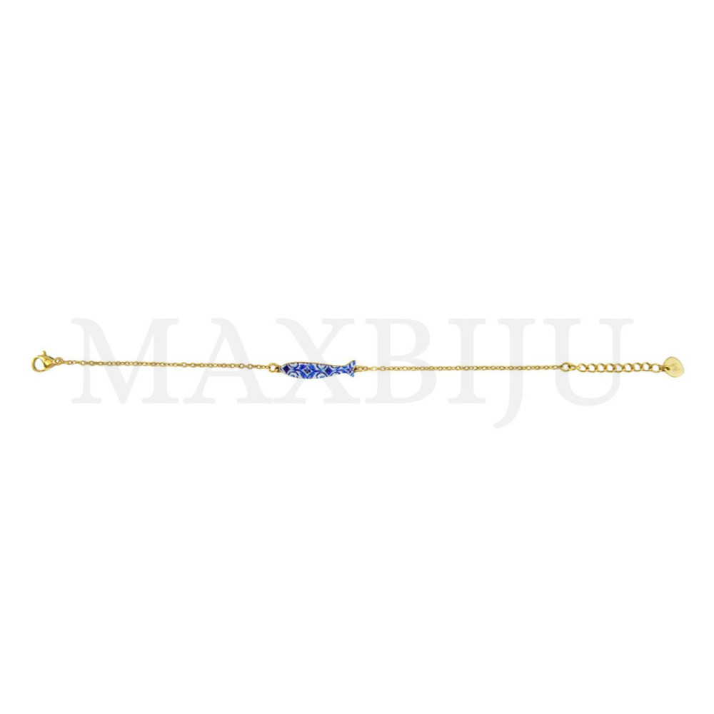 Portuguese Stainless Steel Bracelet – Fish, 20cm.