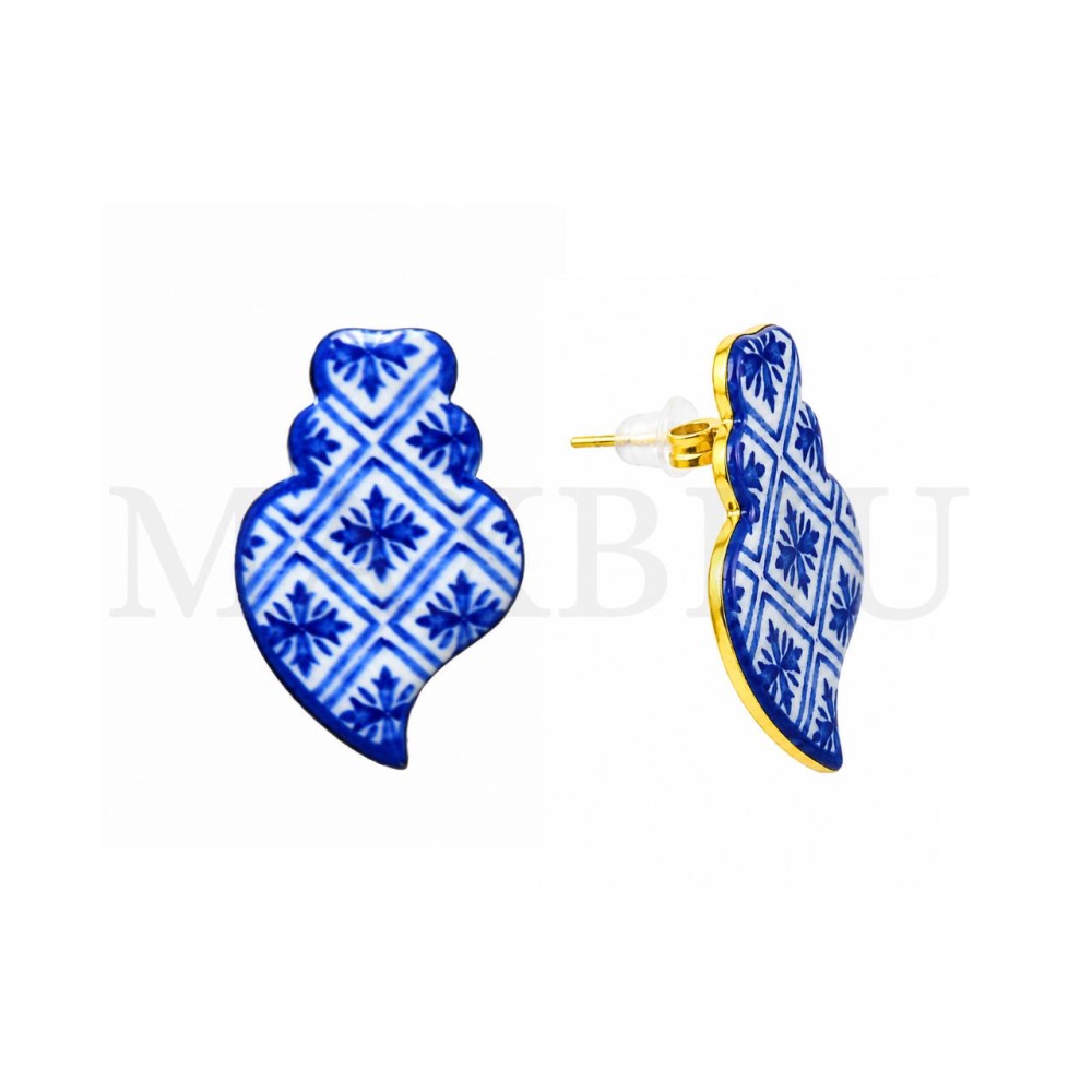 Viana Heart Stainless Steel Earring  16x25mm.