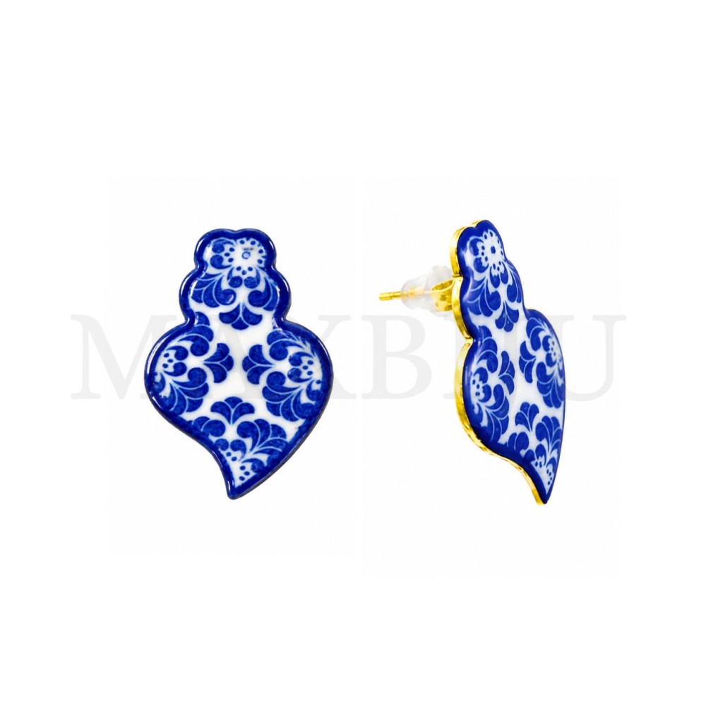 Viana Heart Stainless Steel Earring  17x25mm.