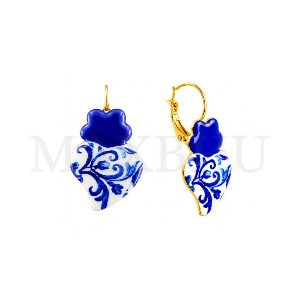 Viana Heart Stainless Steel Earring  17x24mm.
