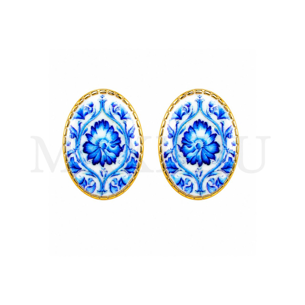 Portuguese Stainless Steel Earring, 15x20mm.