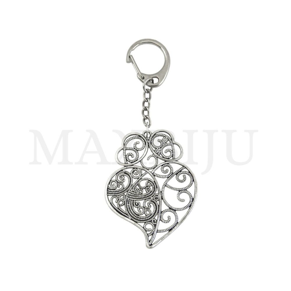 Metal Keychan – Viana Heart 46x58. 