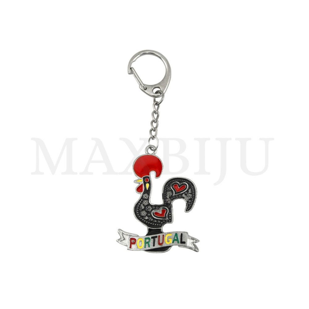 Metal Keychan– Barcelos Rooster 40x54.
