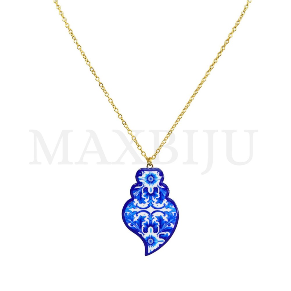 Stainless Steel Portuguese Necklace -Viana Heart 45cm