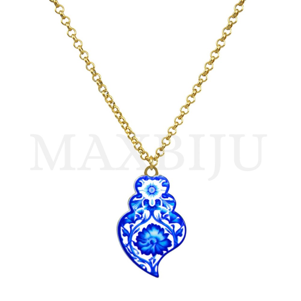 Stainless Steel Portuguese Necklace -Viana Heart 45cm