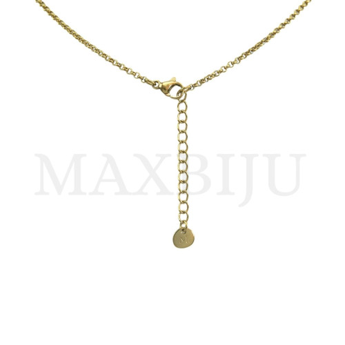 Viana Heart Stainless Steel Necklace  45cm.
