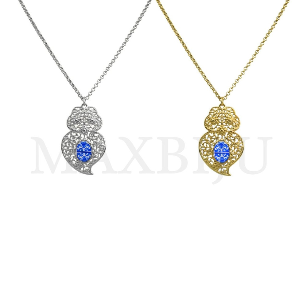 Viana Heart Stainless Steel Necklace  45cm.