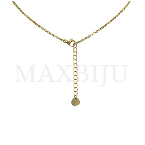 Viana Heart Stainless Steel Necklace  45cm.