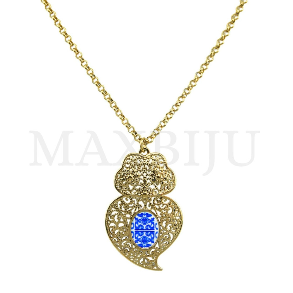 Viana Heart Stainless Steel Necklace  45cm.