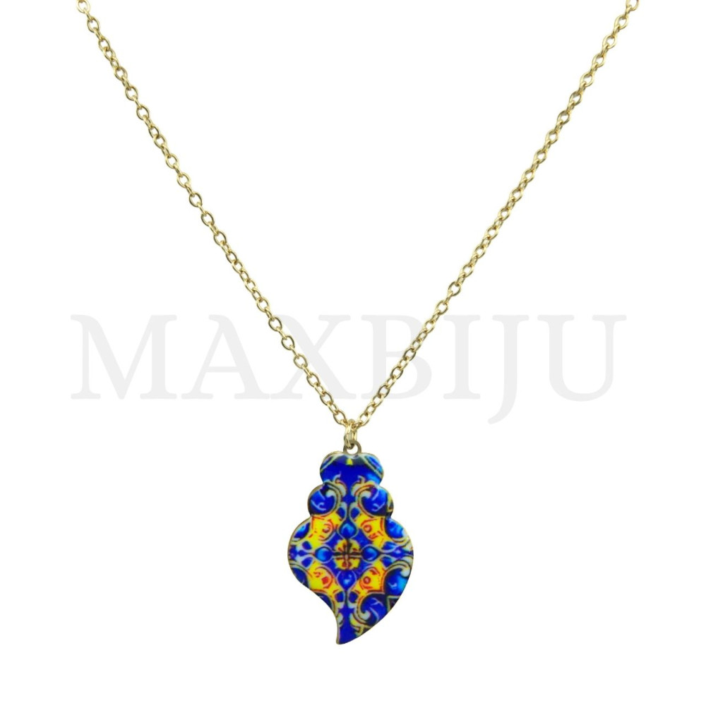 Viana Heart Stainless Steel Necklace  45cm.