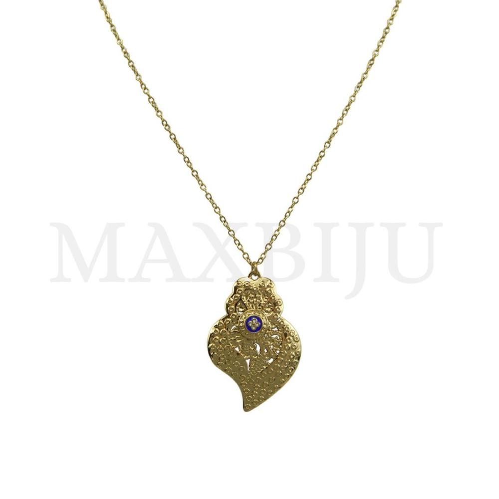 Viana Heart Stainless Steel Necklace  45cm.