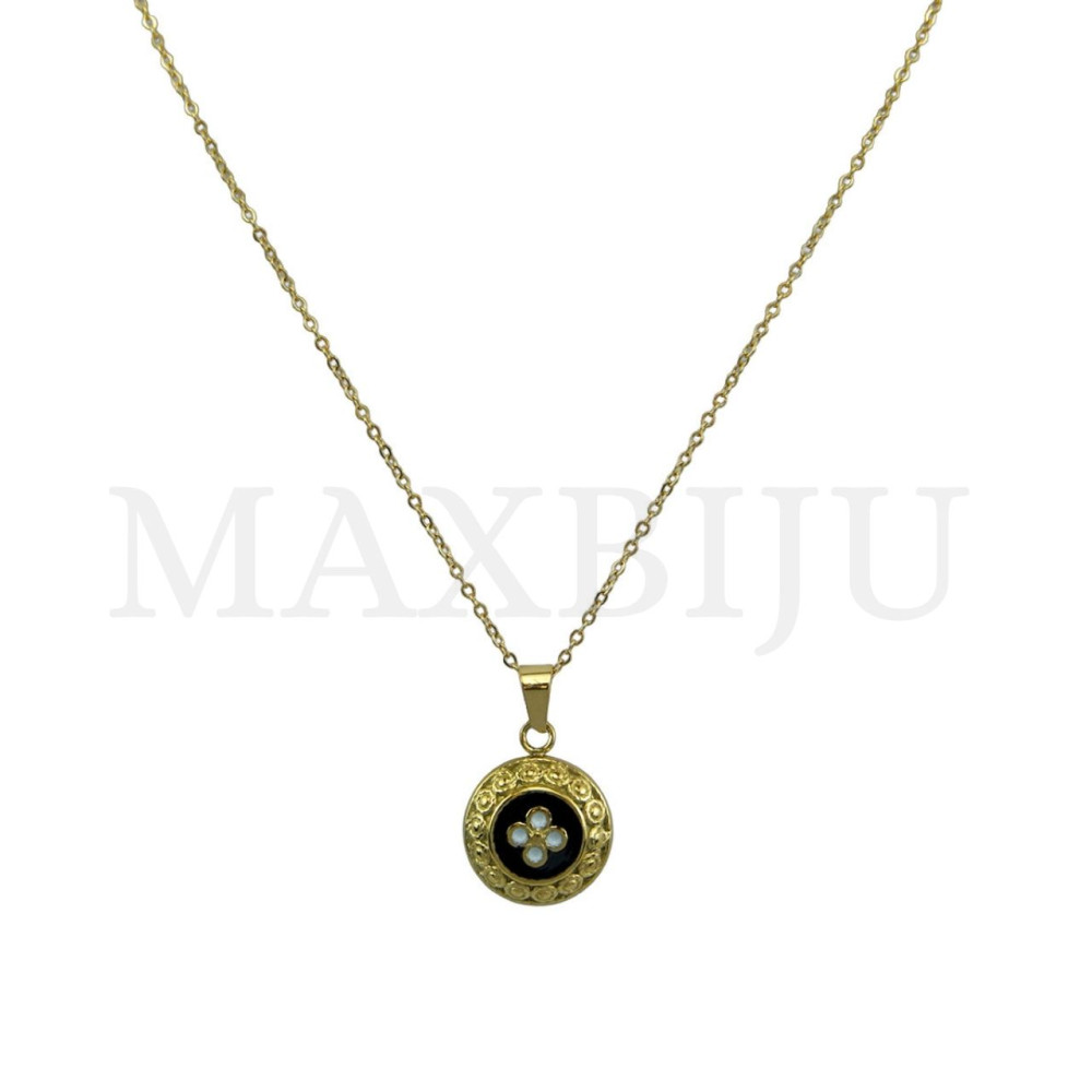 Portuguese-style stainless steel necklace 45cm.