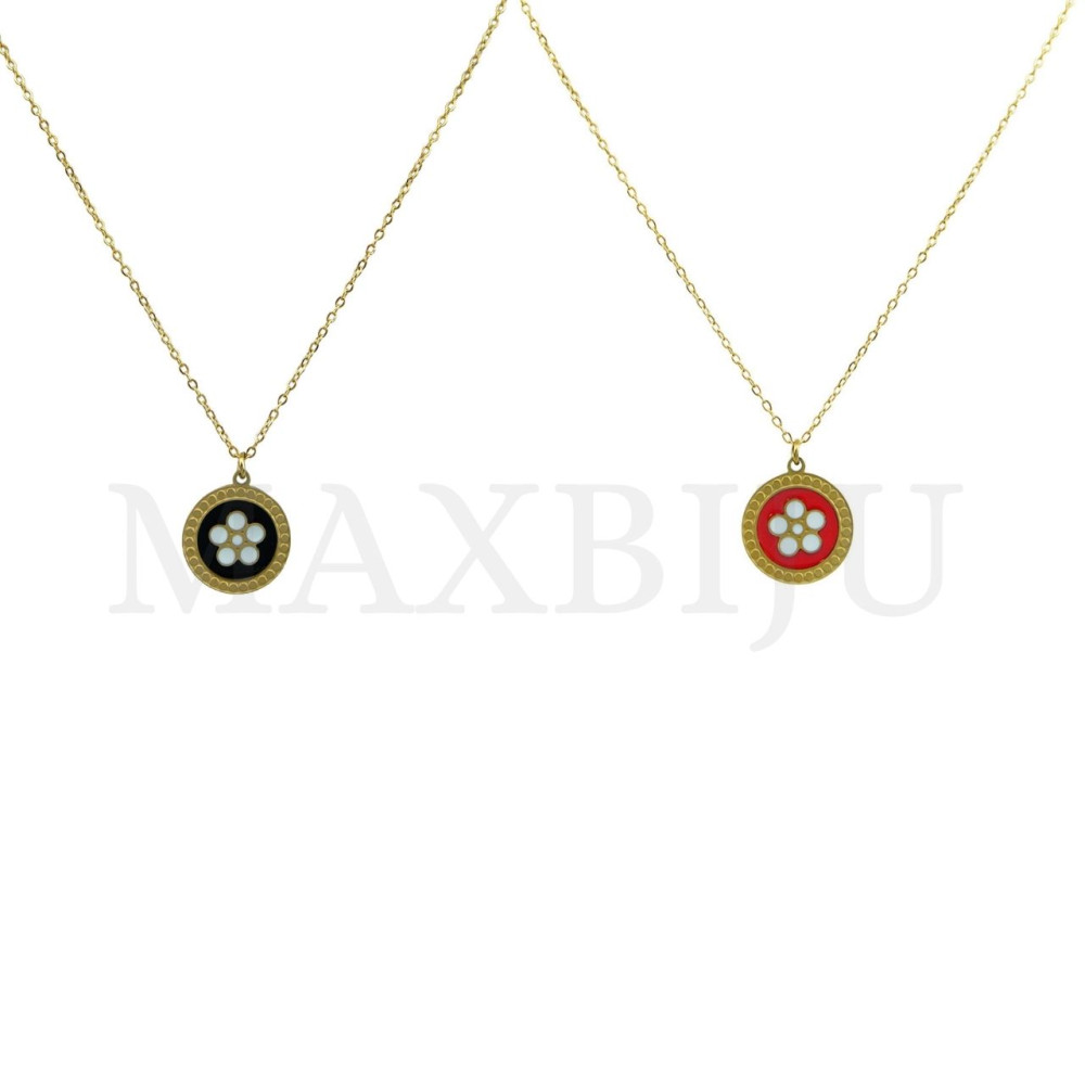 Portuguese-style stainless steel necklace 45cm.