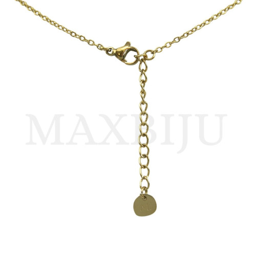 Portuguese-style stainless steel necklace 45cm.
