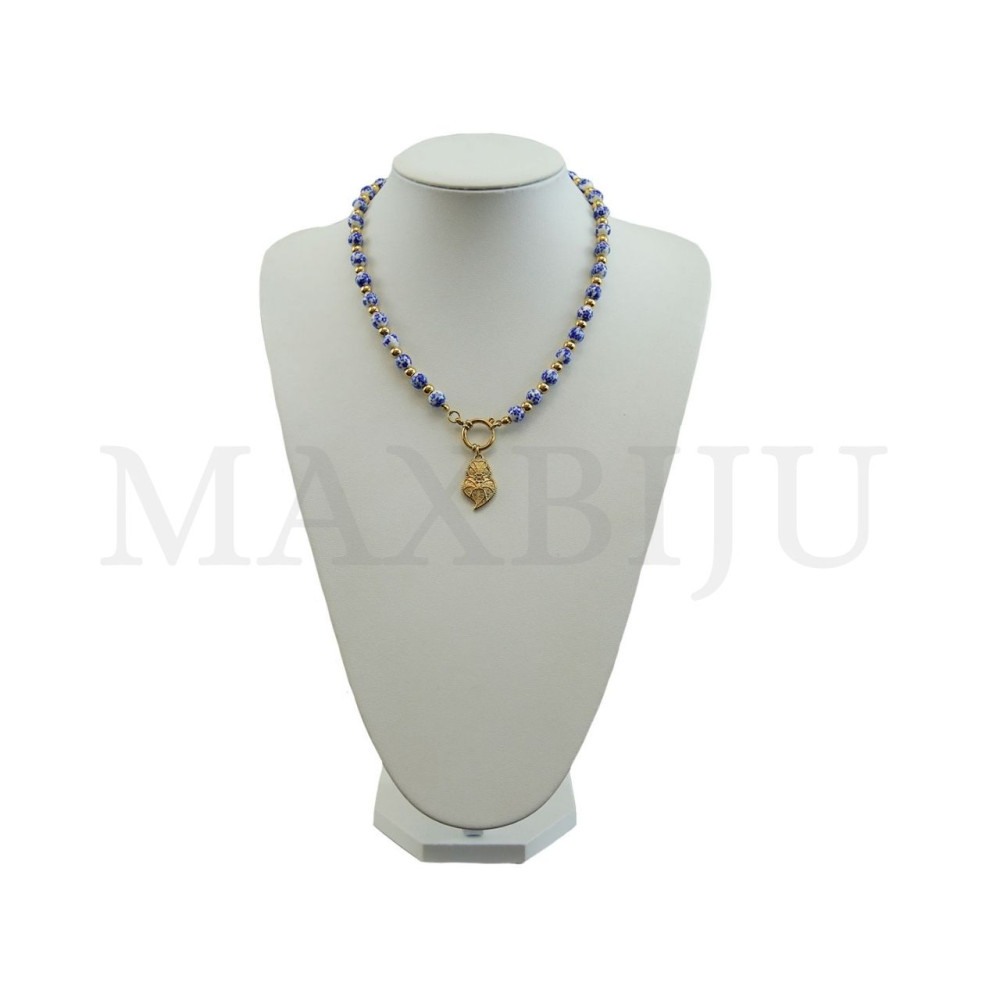 Viana Heart Stainless Steel Necklace  45cm.