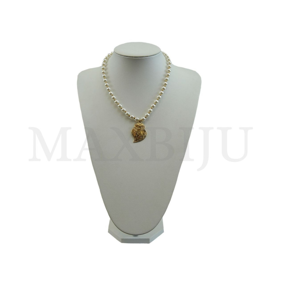 Viana Heart Stainless Steel Necklace  45cm.
