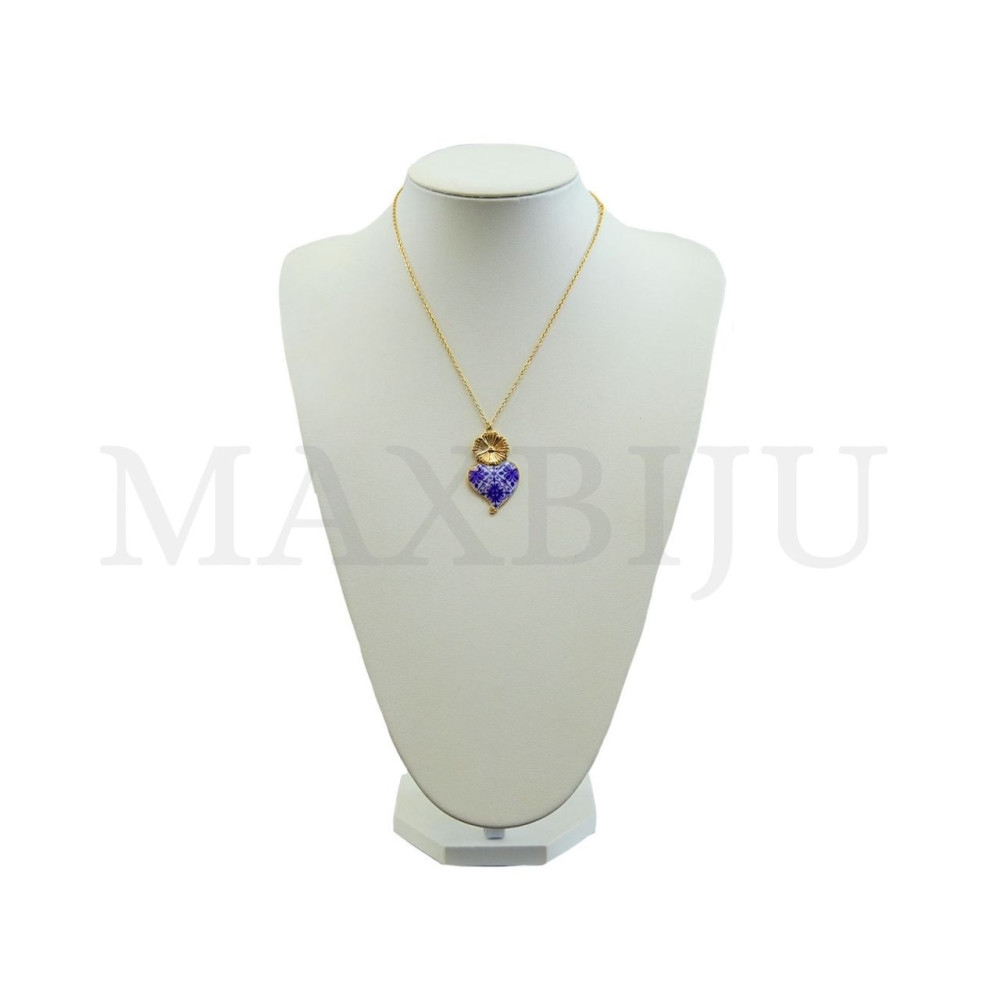 Viana Heart Stainless Steel Necklace  45cm.