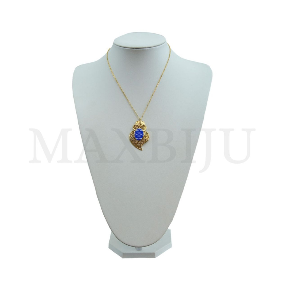 Viana Heart Stainless Steel Necklace  45cm.