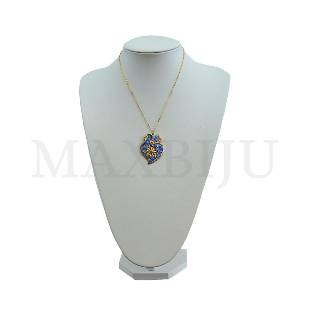 Viana Heart Stainless Steel Necklace  45cm.