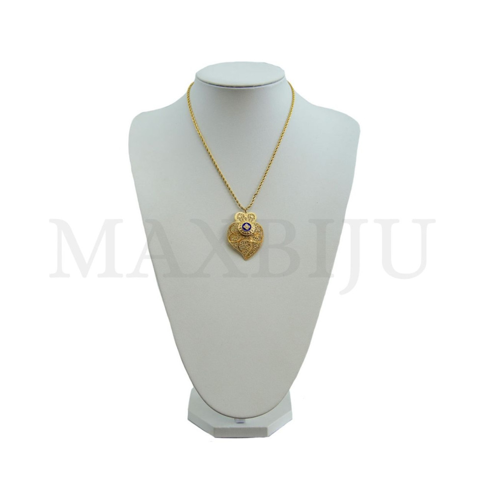 Viana Heart Stainless Steel Necklace  45cm.