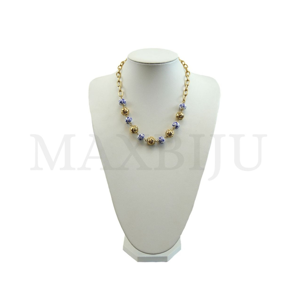 Portuguese-style stainless steel necklace 45cm.