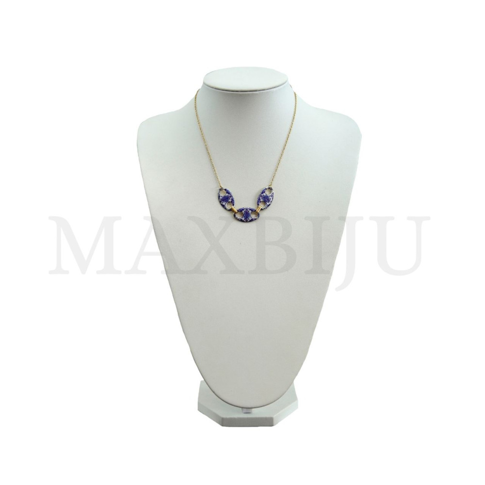Portuguese-style stainless steel necklace 45cm.