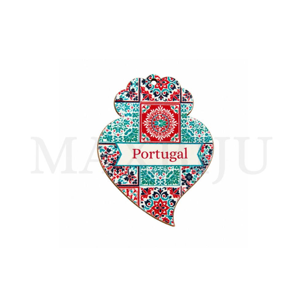 Wooden Pieces - Viana Heart 34x45mm.