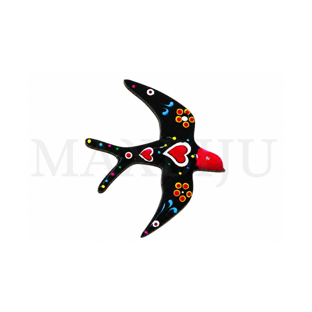 Wooden Pieces - Bird 45x49mm.