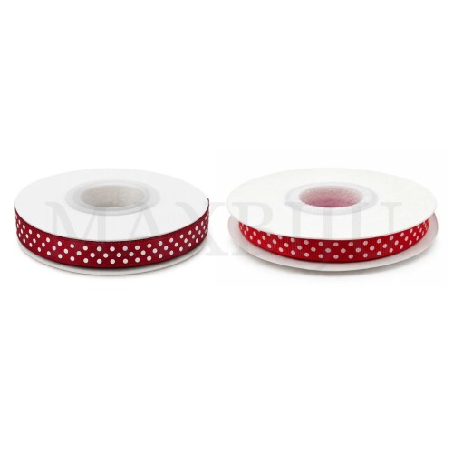Gorgorão Ribbon Roll with Polka Dots - 10MM