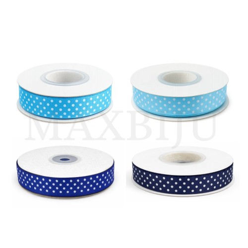 Gorgorão Ribbon Roll with Polka Dots - 15MM