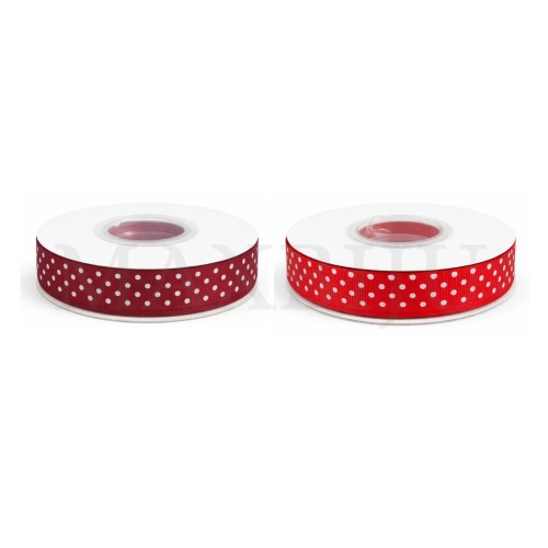 Gorgorão Ribbon Roll with Polka Dots - 15MM
