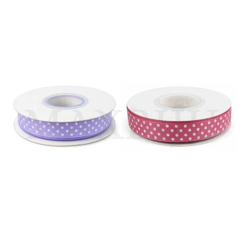 Gorgorão Ribbon Roll with Polka Dots - 15MM