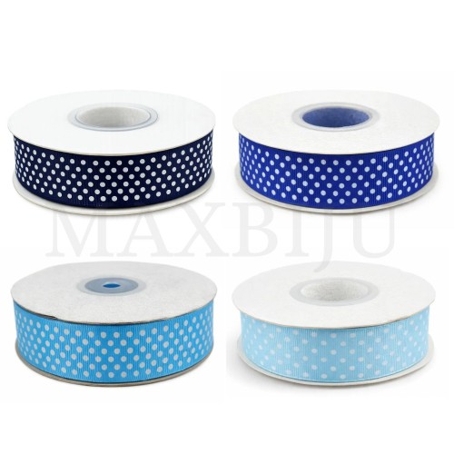 Gorgorão Ribbon Roll with Polka Dots - 25MM