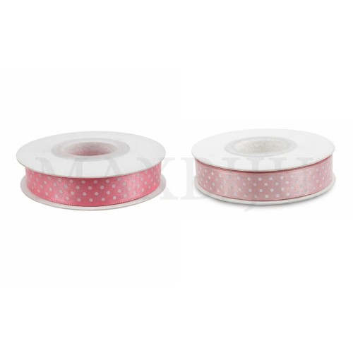 Satin Ribbon Roll with Polka Dots - 1.5CM
