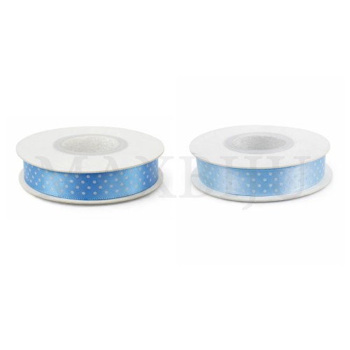 Satin Ribbon Roll with Polka Dots - 1.5CM