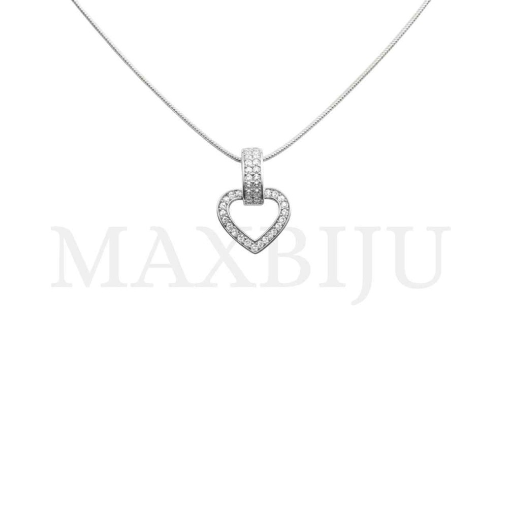 Rodium Necklace - 40 cm