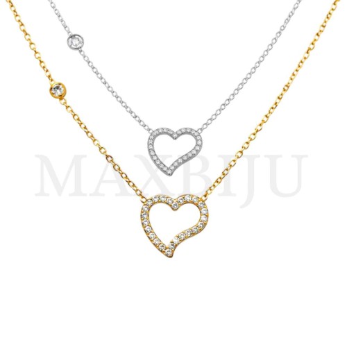 Stainless Steel Valentine's Day Set 7,5x9,5cm (Adjustable Ring)