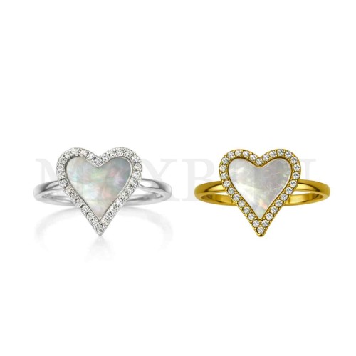 Stainless Steel Valentine's Day Set 7,5x9,5cm (Adjustable Ring)