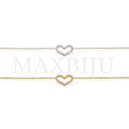 Stainless Steel Valentine's Day Set 7,5x9,5cm (Adjustable Ring)