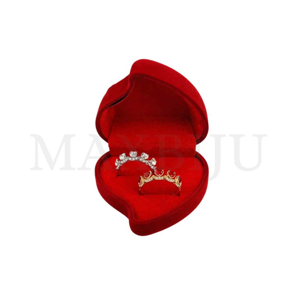 Stainless Steel Valentine's Day Set 6,2x6,2cm 