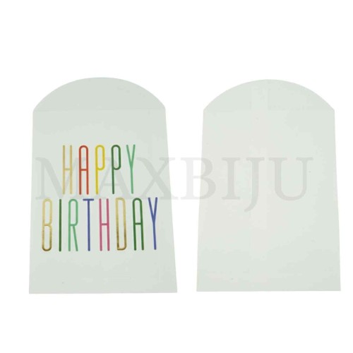 Paper Envelopes Birthday 12x19cm