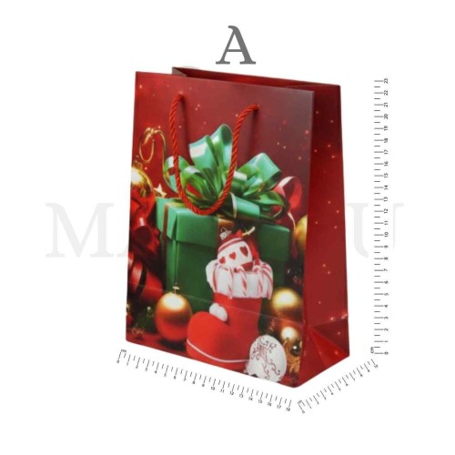 Paper Bag Christmas 23x18x10cm