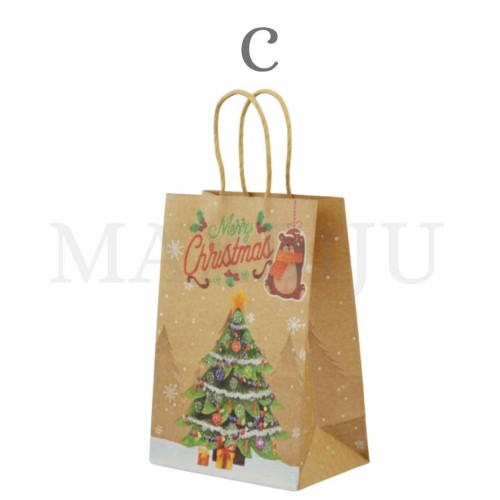 Paper Bag Christmas 21x15x8cm