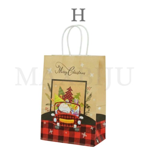 Paper Bag Christmas 21x15x8cm