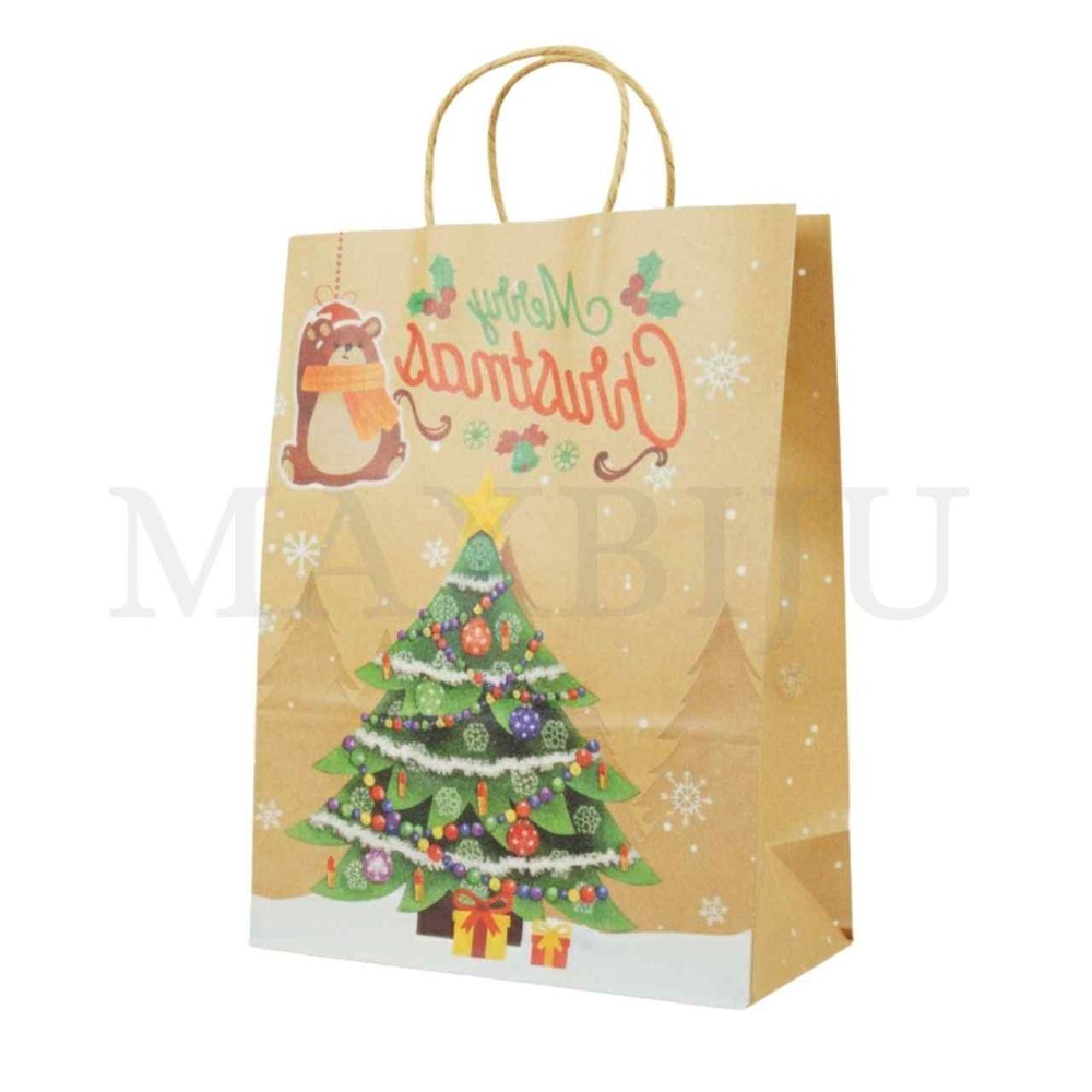 Paper Bag Christmas 33x26x12cm