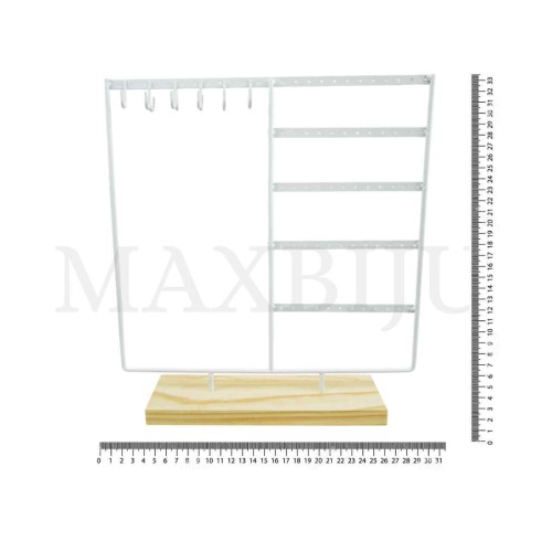 Wood and Metal Earring Exhibitor 31x33cm