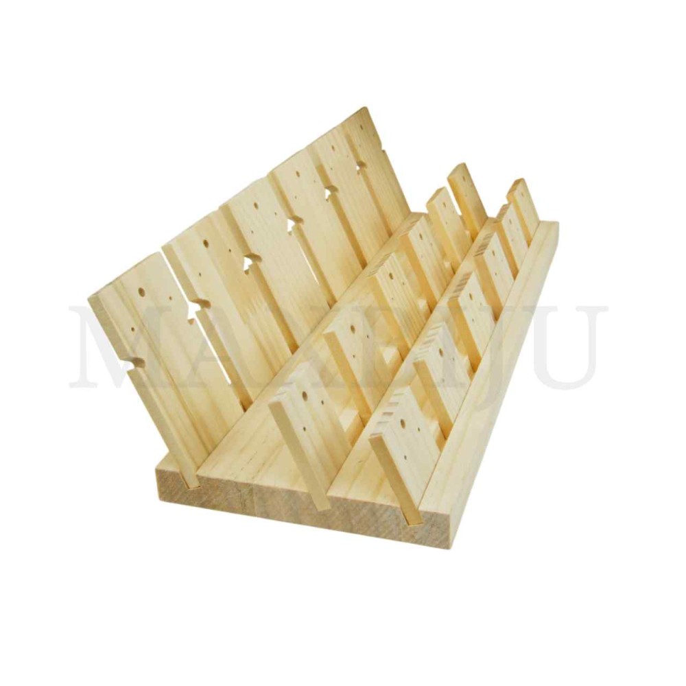 Wood Earring Exhibitor 35x11cm