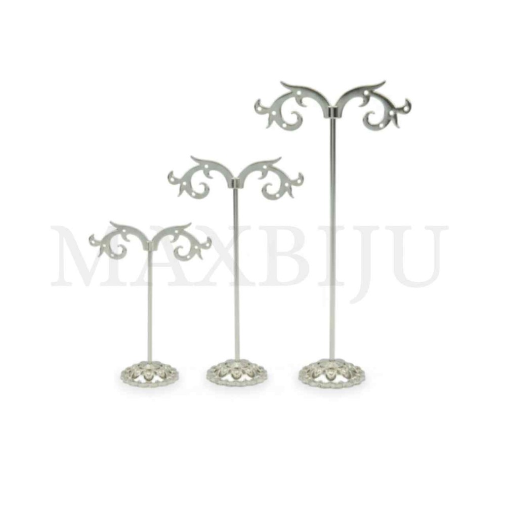 Set Metal Earring Exhibitors (3 Pieces) 7x13,5cm